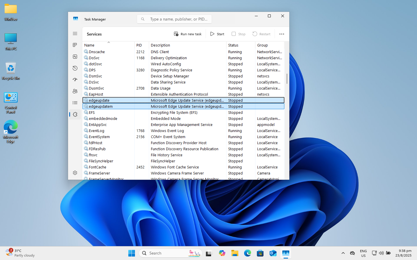 Task Manager Services